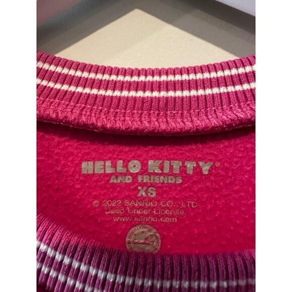 Hello Kitty And Friends Size XS PInk Sweatshirt Jumper Pull Over Loungewear - Picture 5 of 8